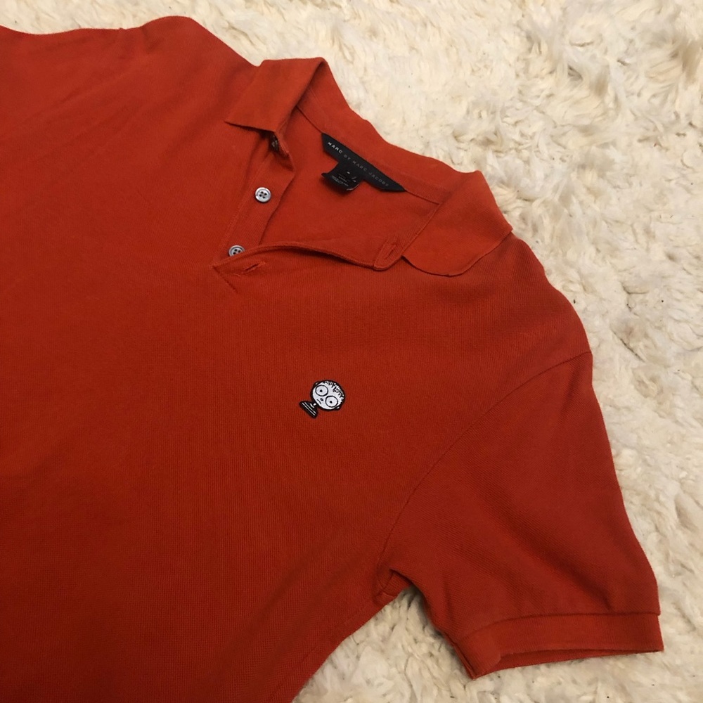 Marc Jacobs, men’s polo shirt, rust, S